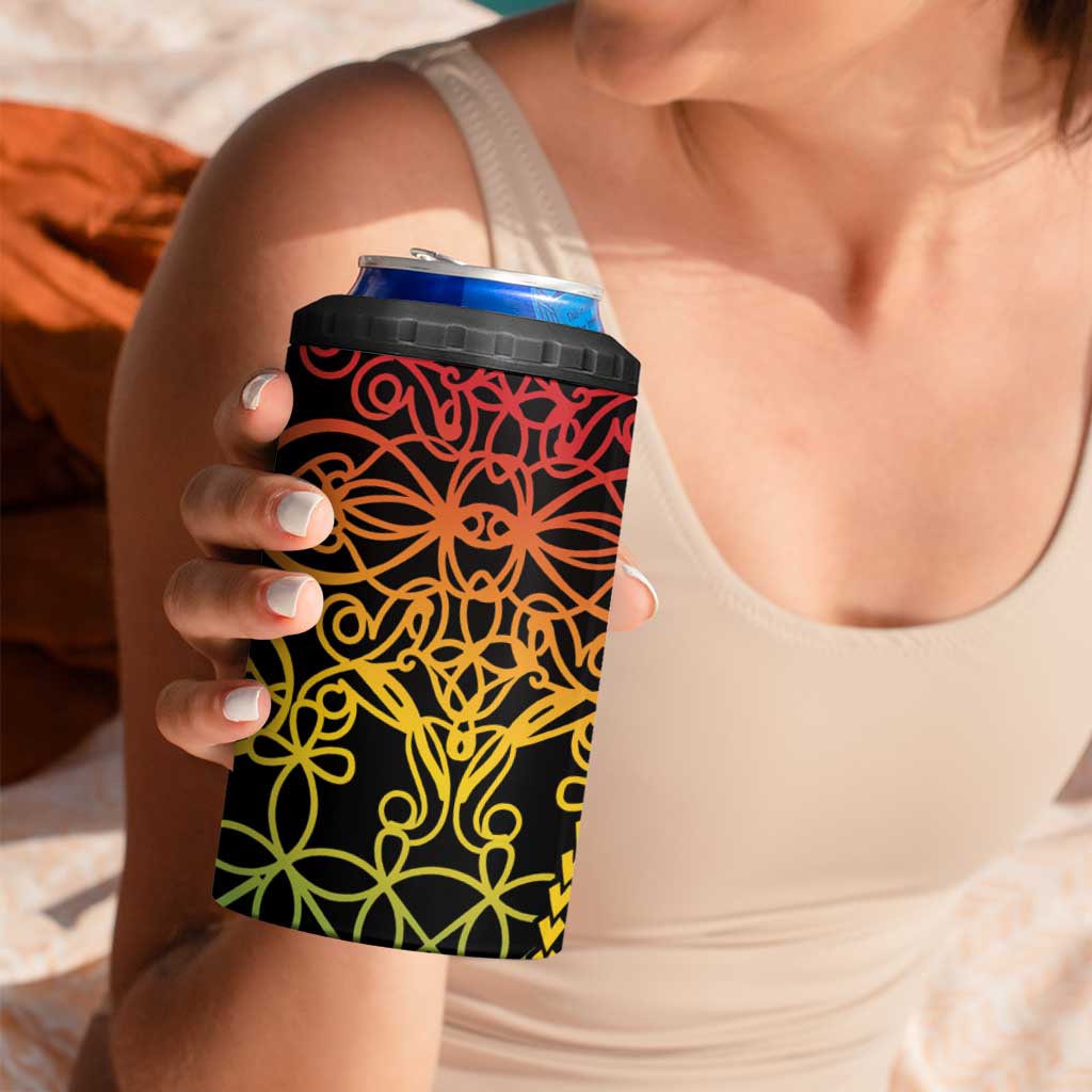 Proudly Ni-Van Sandroing Inspired Classic Style 4 in 1 Can Cooler Tumbler LT7 - Polynesian Pride