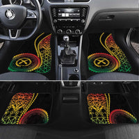 Proudly Ni-Van Sandroing Inspired Classic Style Car Mats LT7 Set 4pcs Colorful - Polynesian Pride