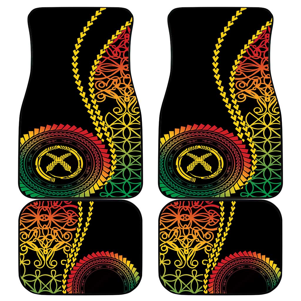 Proudly Ni-Van Sandroing Inspired Classic Style Car Mats LT7 - Polynesian Pride