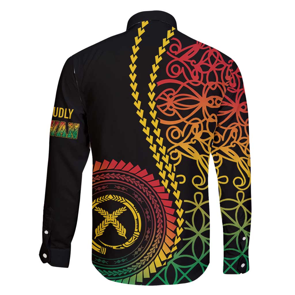 Proudly Ni-Van Sandroing Inspired Classic Style Family Matching Puletasi and Hawaiian Shirt LT7 - Polynesian Pride