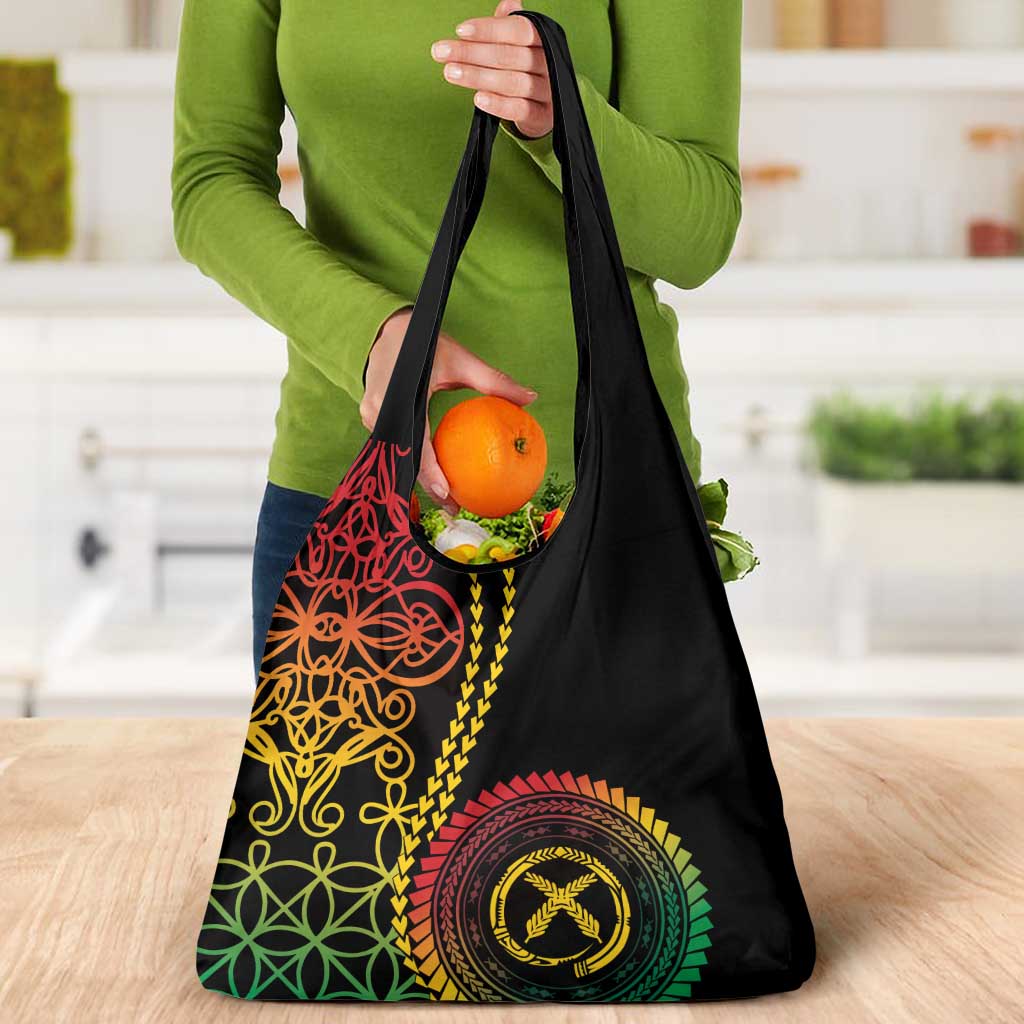 Proudly Ni-Van Sandroing Inspired Classic Style Grocery Bag LT7 - Polynesian Pride