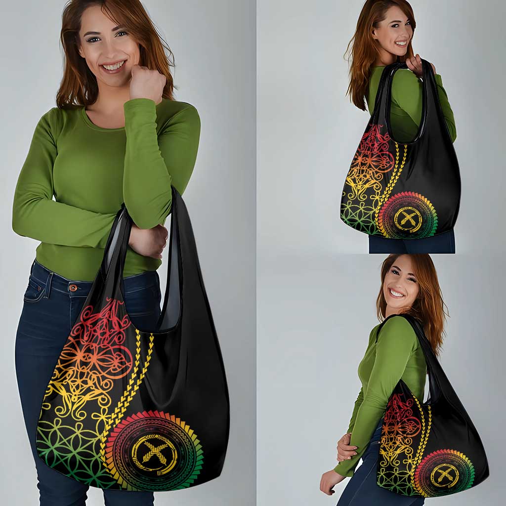Proudly Ni-Van Sandroing Inspired Classic Style Grocery Bag LT7 - Polynesian Pride