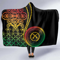 Proudly Ni-Van Sandroing Inspired Classic Style Hooded Blanket LT7 One Size Colorful - Polynesian Pride