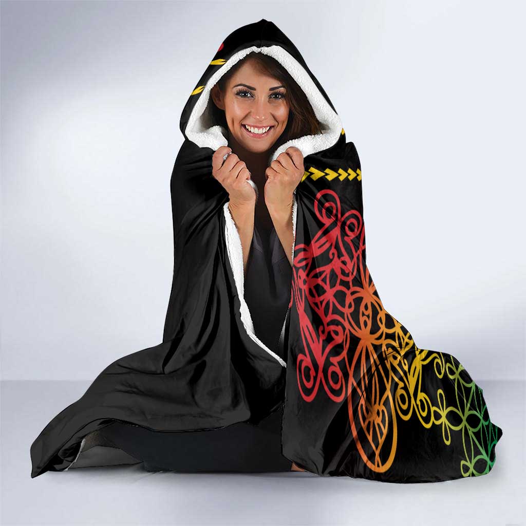 Proudly Ni-Van Sandroing Inspired Classic Style Hooded Blanket LT7 - Polynesian Pride