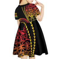 Proudly Ni-Van Sandroing Inspired Classic Style Kid Short Sleeve Dress