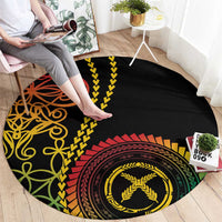 Proudly Ni-Van Sandroing Inspired Classic Style Round Carpet