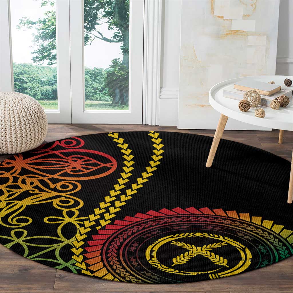 Proudly Ni-Van Sandroing Inspired Classic Style Round Carpet