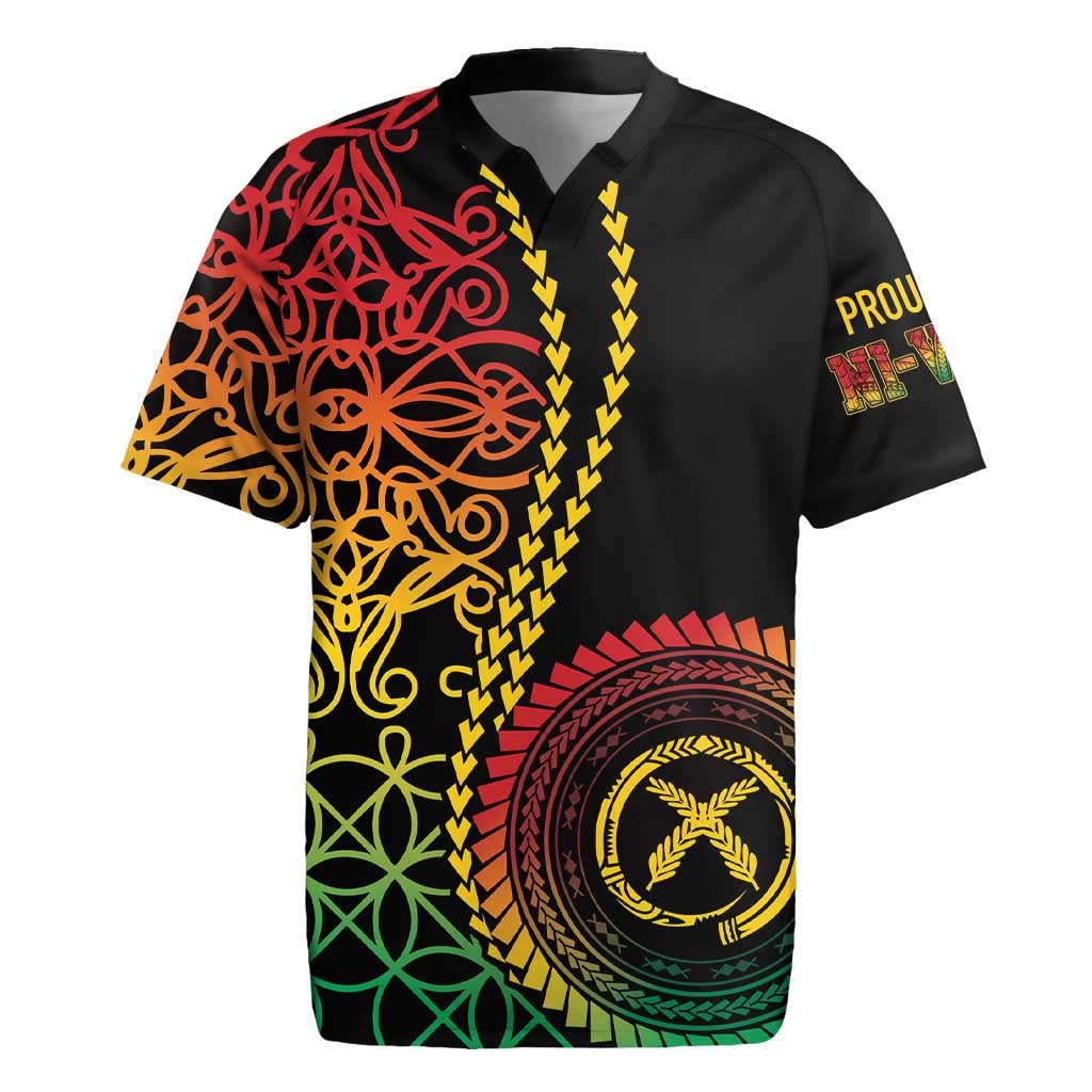 Proudly Ni-Van Sandroing Inspired Classic Style Rugby Jersey