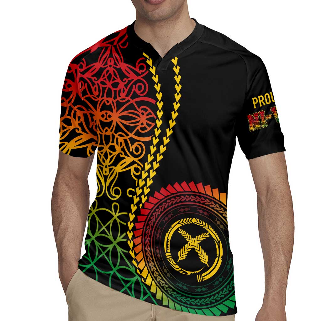 Proudly Ni-Van Sandroing Inspired Classic Style Rugby Jersey