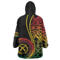 Proudly Ni-Van Sandroing Inspired Classic Style Wearable Blanket Hoodie LT7 - Polynesian Pride