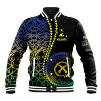 Proudly Ni-Van Sandroing Inspired Baseball Jacket Malampa Classic Style LT7 Unisex Colorful - Polynesian Pride