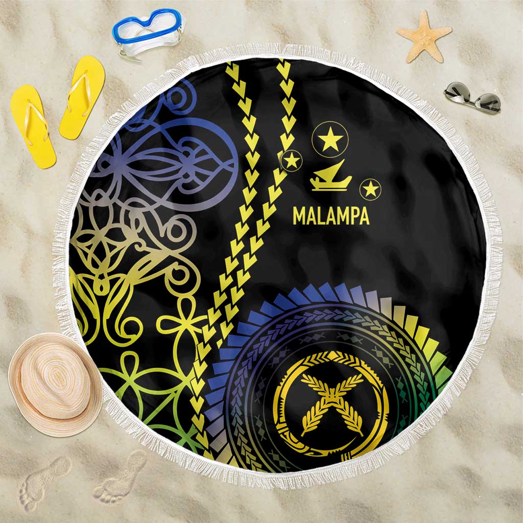 Proudly Ni-Van Sandroing Inspired Beach Blanket Malampa Classic Style LT7 One Size 150cm Colorful - Polynesian Pride