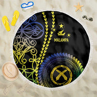 Proudly Ni-Van Sandroing Inspired Beach Blanket Malampa Classic Style LT7 One Size 150cm Colorful - Polynesian Pride
