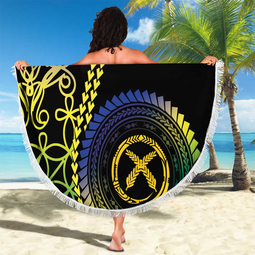Proudly Ni-Van Sandroing Inspired Beach Blanket Malampa Classic Style LT7 - Polynesian Pride