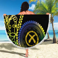 Proudly Ni-Van Sandroing Inspired Beach Blanket Malampa Classic Style LT7 - Polynesian Pride