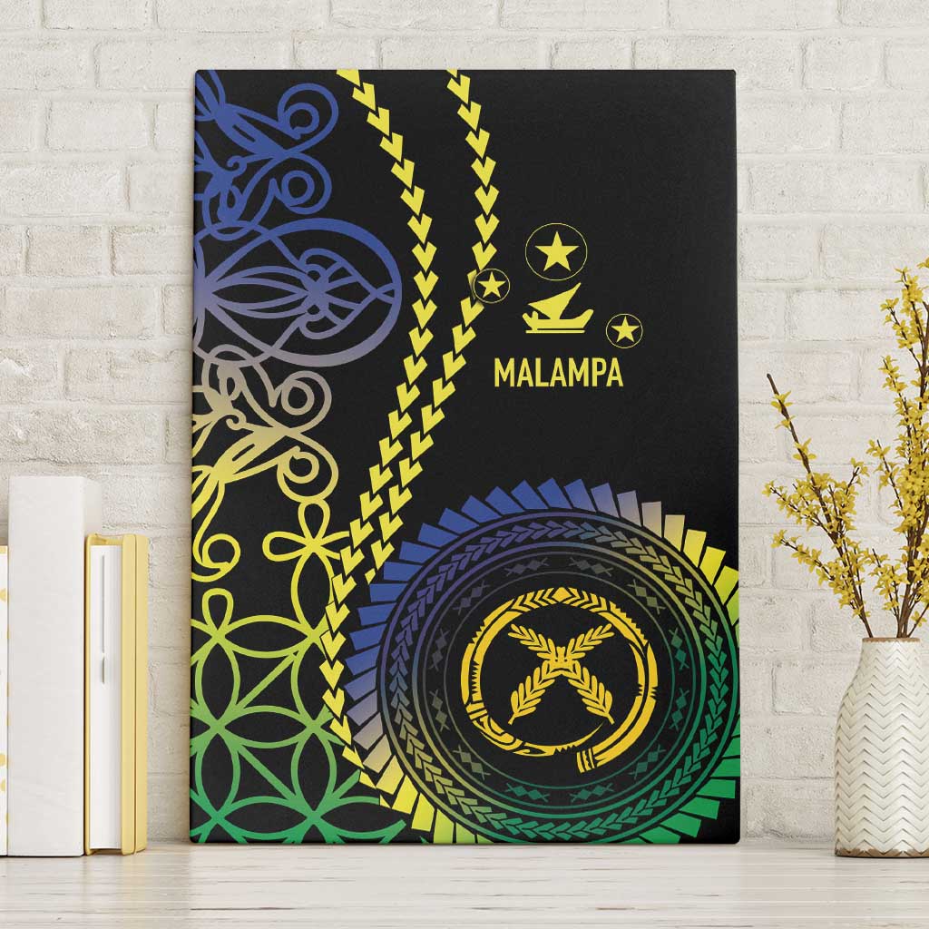 Proudly Ni-Van Sandroing Inspired Canvas Wall Art Malampa Classic Style LT7 Without Frame Colorful - Polynesian Pride