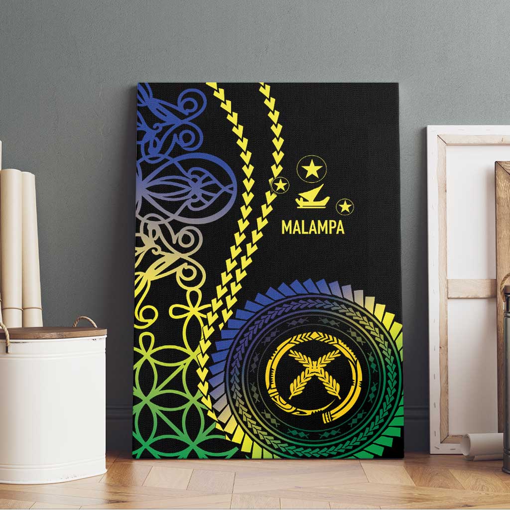 Proudly Ni-Van Sandroing Inspired Canvas Wall Art Malampa Classic Style LT7 - Polynesian Pride