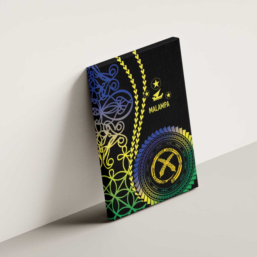Proudly Ni-Van Sandroing Inspired Canvas Wall Art Malampa Classic Style LT7 - Polynesian Pride