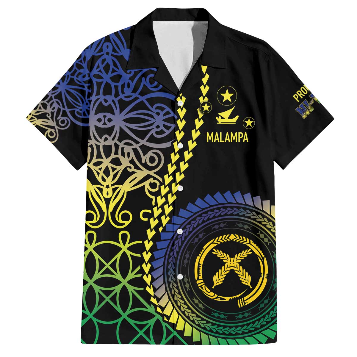 Proudly Ni-Van Sandroing Inspired Family Matching Off The Shoulder Long Sleeve Dress and Hawaiian Shirt Malampa Classic Style