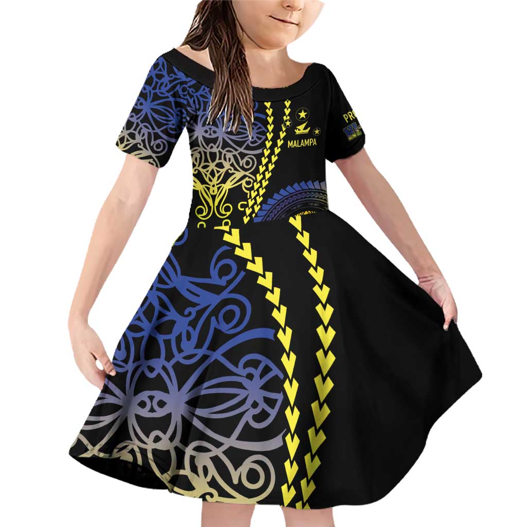 Proudly Ni-Van Sandroing Inspired Family Matching Off Shoulder Short Dress and Hawaiian Shirt Malampa Classic Style
