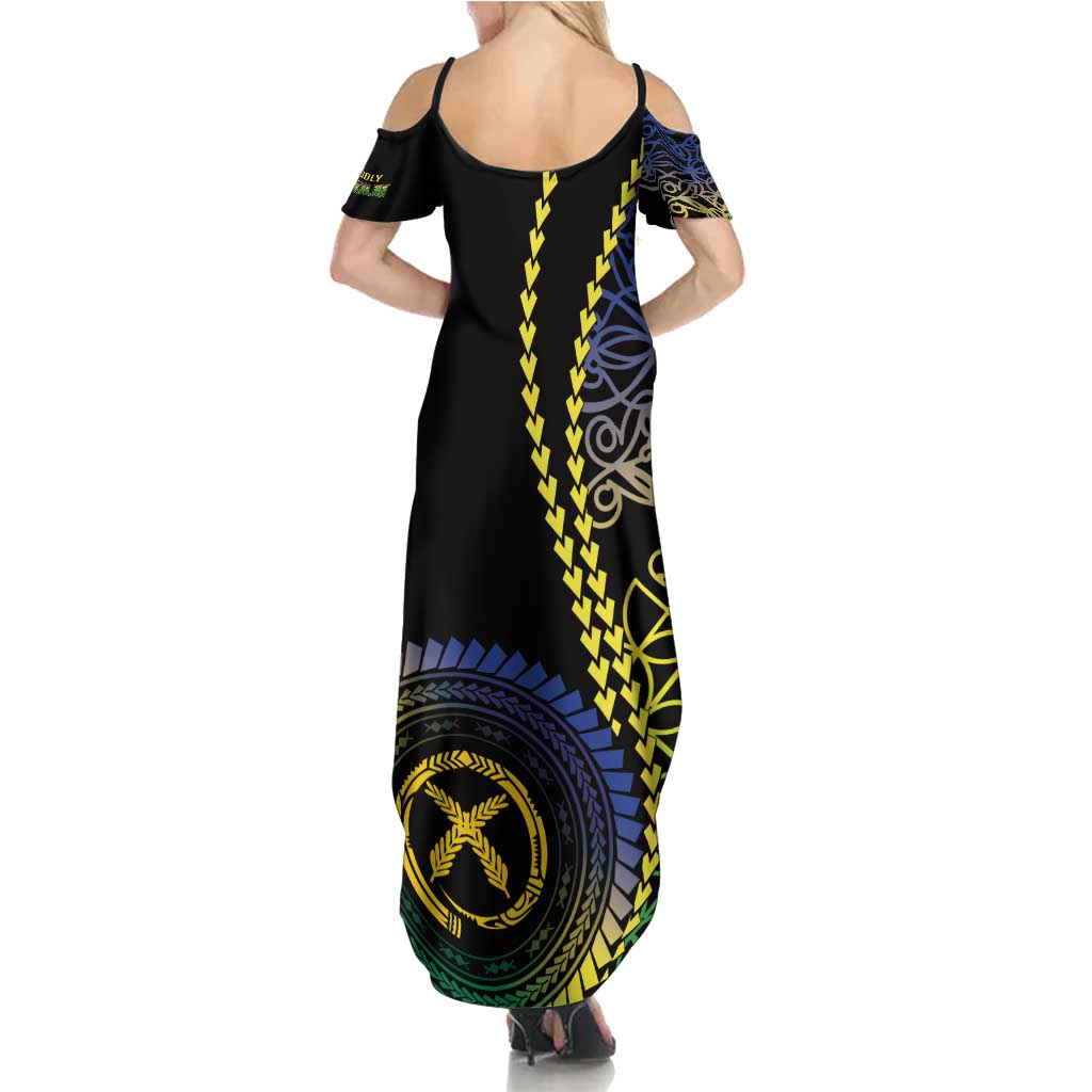 Proudly Ni-Van Sandroing Inspired Family Matching Summer Maxi Dress and Hawaiian Shirt Malampa Classic Style