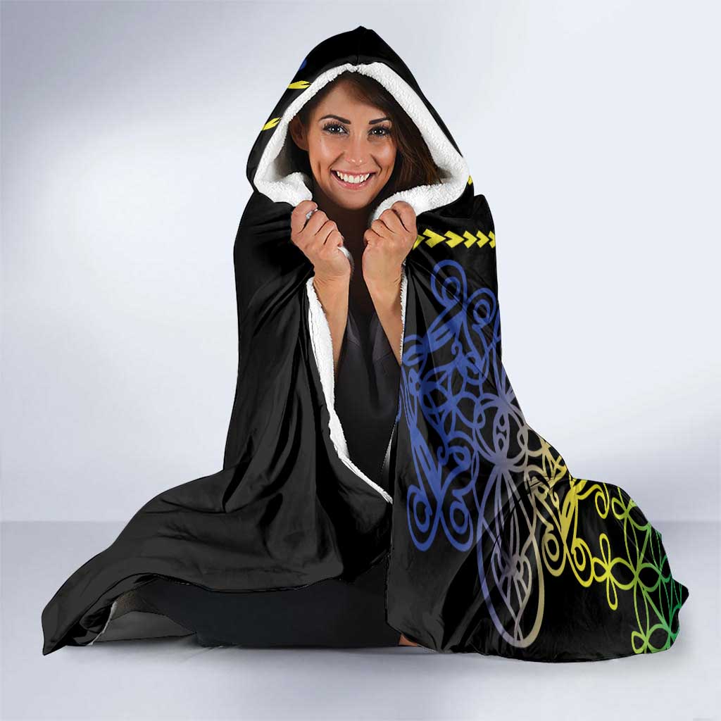 Proudly Ni-Van Sandroing Inspired Hooded Blanket Malampa Classic Style LT7 - Polynesian Pride