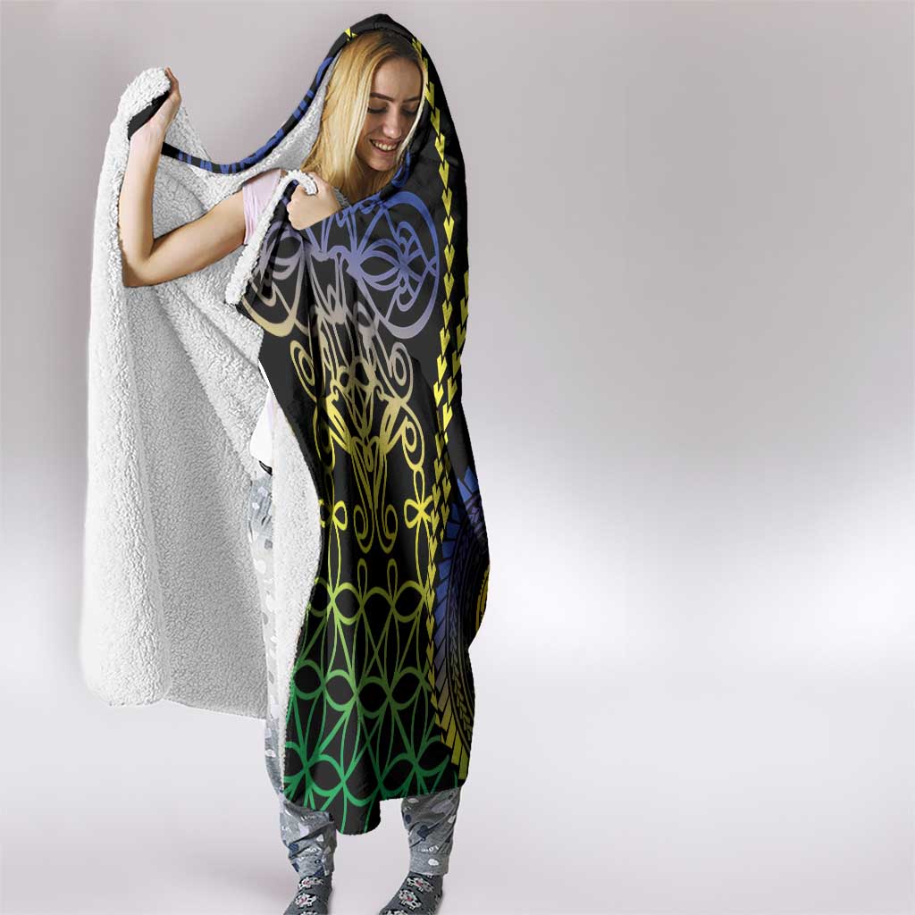 Proudly Ni-Van Sandroing Inspired Hooded Blanket Malampa Classic Style LT7 - Polynesian Pride