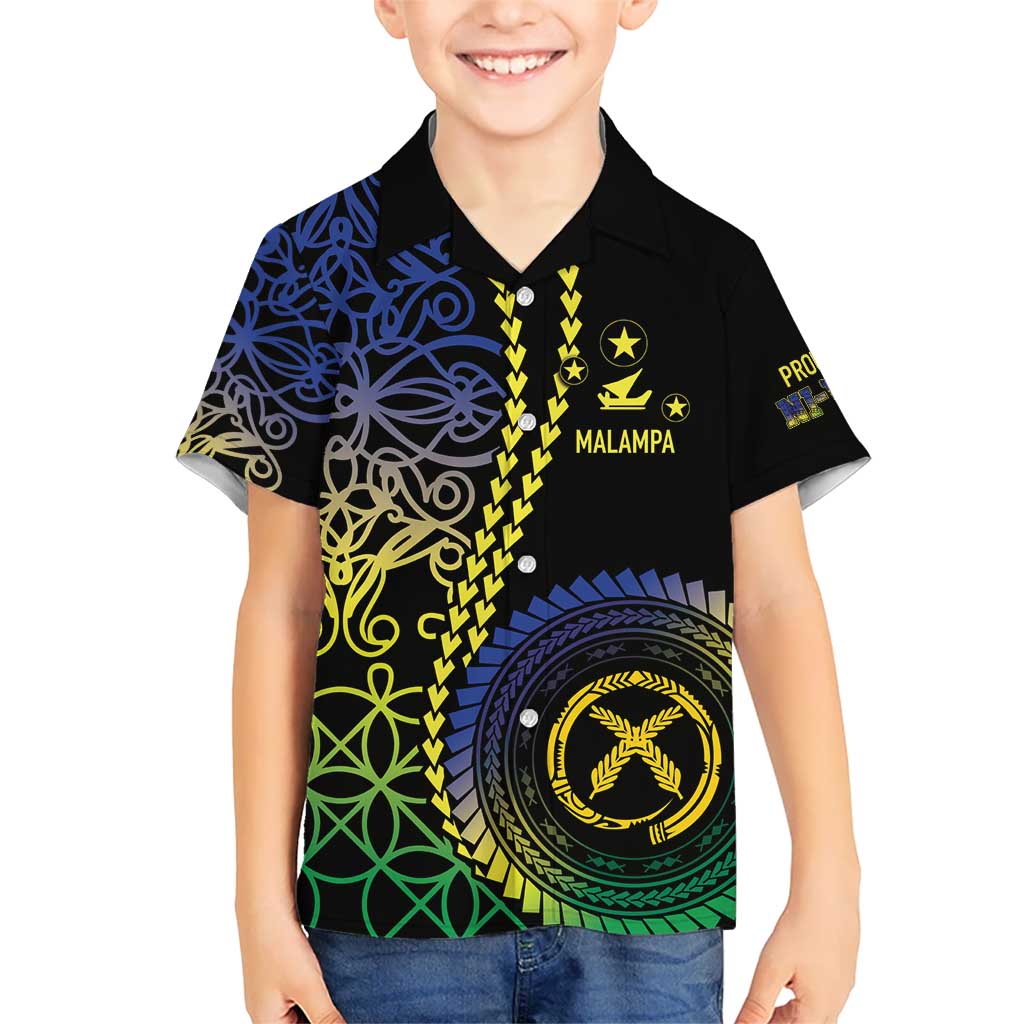 Proudly Ni-Van Sandroing Inspired Kid Hawaiian Shirt Malampa Classic Style