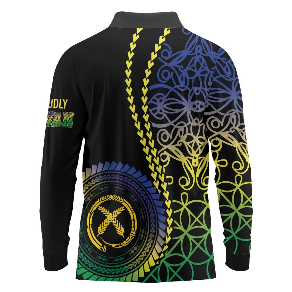 Proudly Ni-Van Sandroing Inspired Long Sleeve Polo Shirt Malampa Classic Style