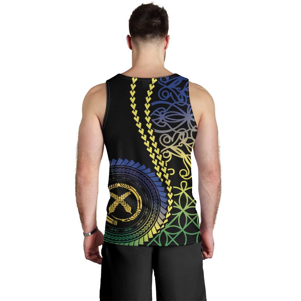 Proudly Ni-Van Sandroing Inspired Men Tank Top Malampa Classic Style LT7 - Polynesian Pride