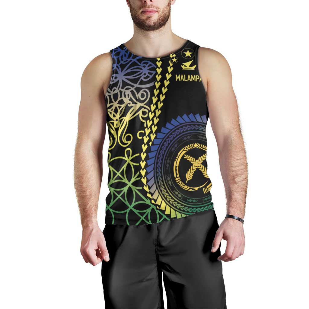 Proudly Ni-Van Sandroing Inspired Men Tank Top Malampa Classic Style LT7 - Polynesian Pride