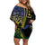 Proudly Ni-Van Sandroing Inspired Off Shoulder Short Dress Malampa Classic Style