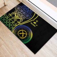 Proudly Ni-Van Sandroing Inspired Rubber Doormat Malampa Classic Style LT7 - Polynesian Pride