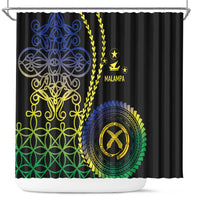 Proudly Ni-Van Sandroing Inspired Shower Curtain Malampa Classic Style