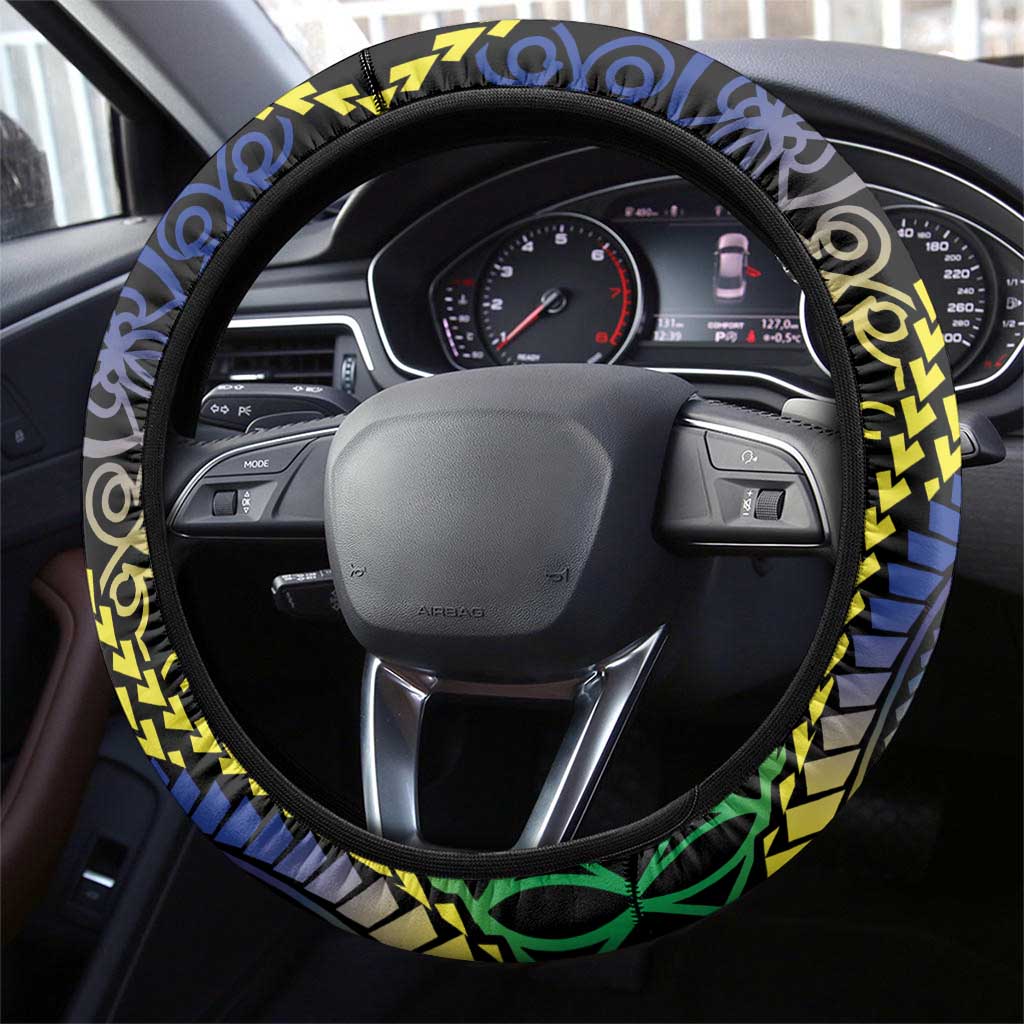 Proudly Ni-Van Sandroing Inspired Steering Wheel Cover Malampa Classic Style LT7 - Polynesian Pride