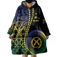 Proudly Ni-Van Sandroing Inspired Wearable Blanket Hoodie Malampa Classic Style LT7 - Polynesian Pride