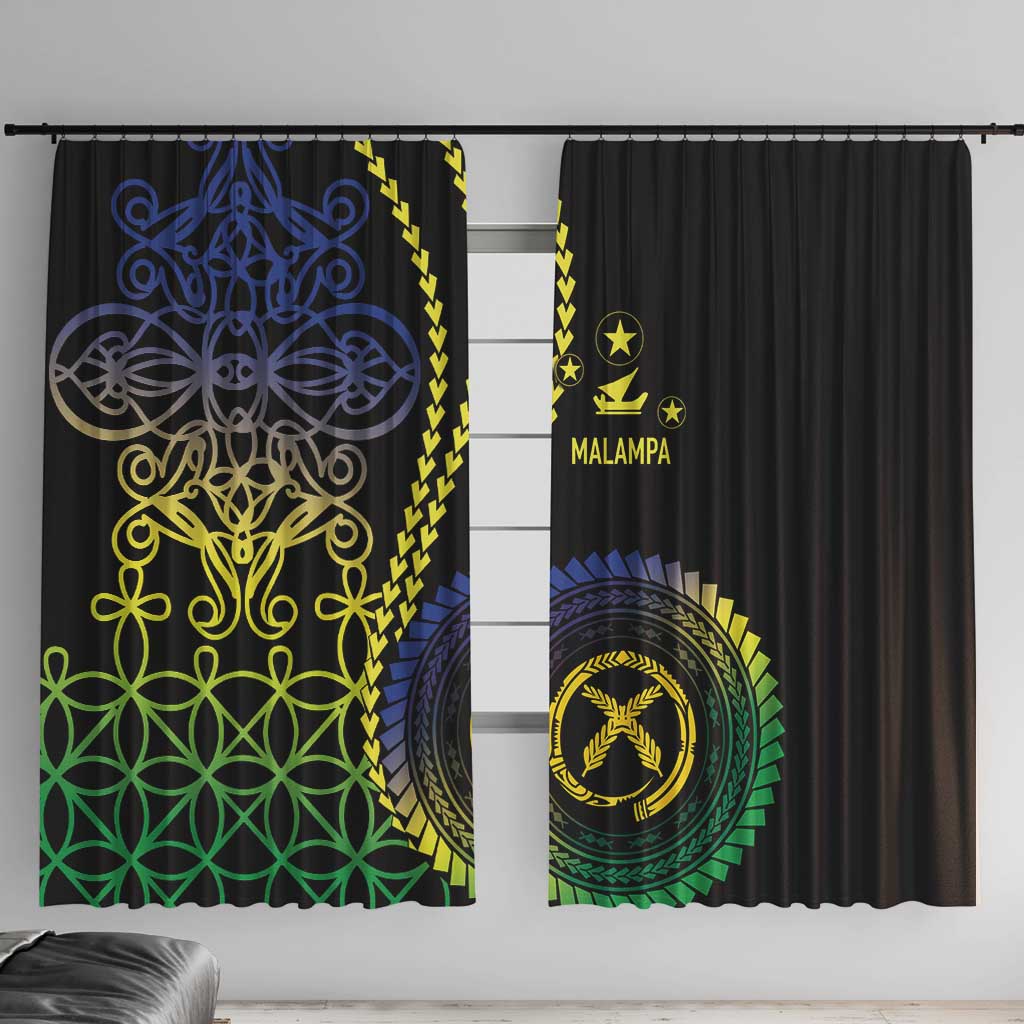 Proudly Ni-Van Sandroing Inspired Window Curtain Malampa Classic Style