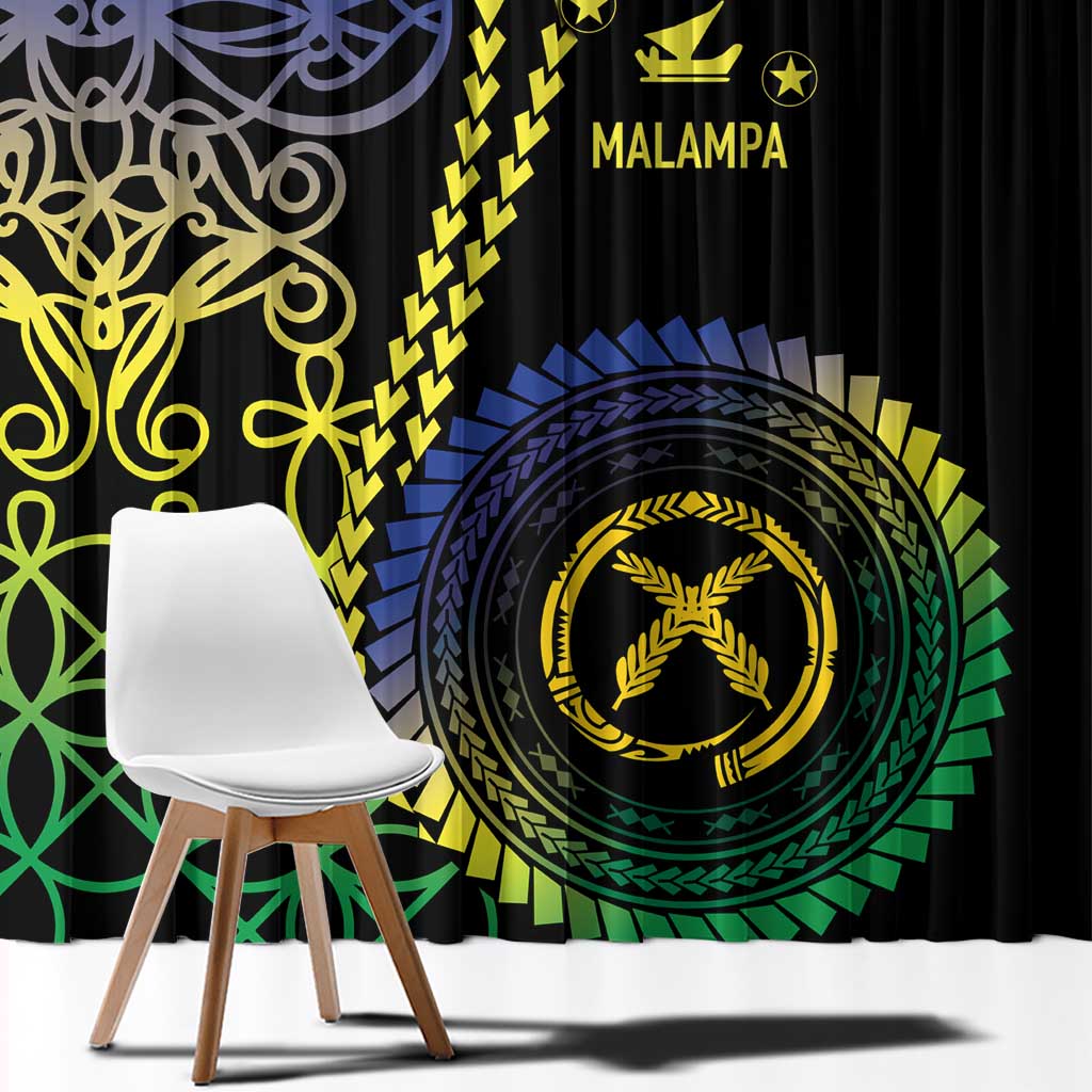 Proudly Ni-Van Sandroing Inspired Window Curtain Malampa Classic Style