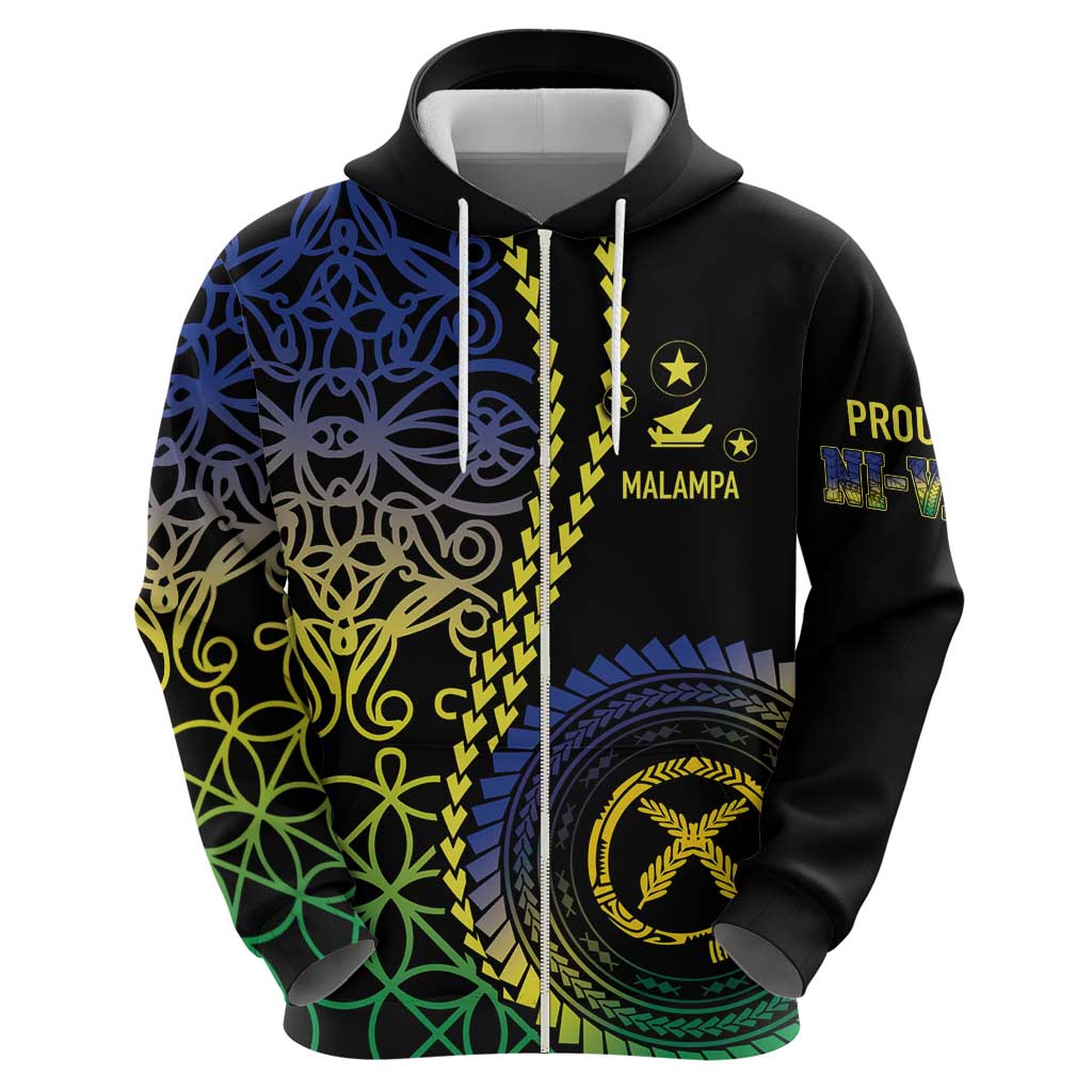 Proudly Ni-Van Sandroing Inspired Zip Hoodie Malampa Classic Style