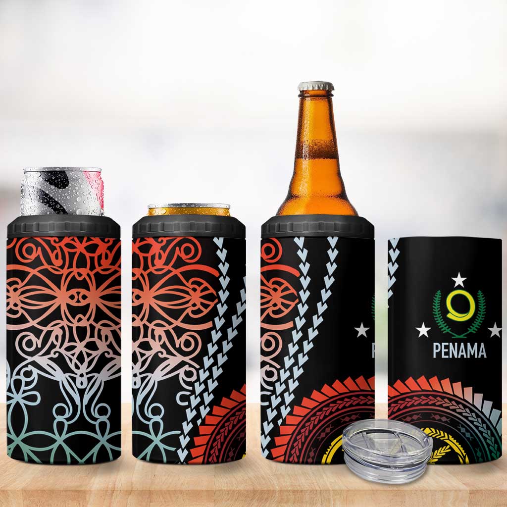 Proudly Ni-Van Sandroing Inspired 4 in 1 Can Cooler Tumbler Penama Classic Style LT7 - Polynesian Pride