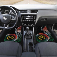 Proudly Ni-Van Sandroing Inspired Car Mats Penama Classic Style LT7 Set 2pcs - Front Colorful - Polynesian Pride