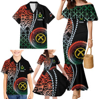 Proudly Ni-Van Sandroing Inspired Family Matching Mermaid Dress and Hawaiian Shirt Penama Classic Style