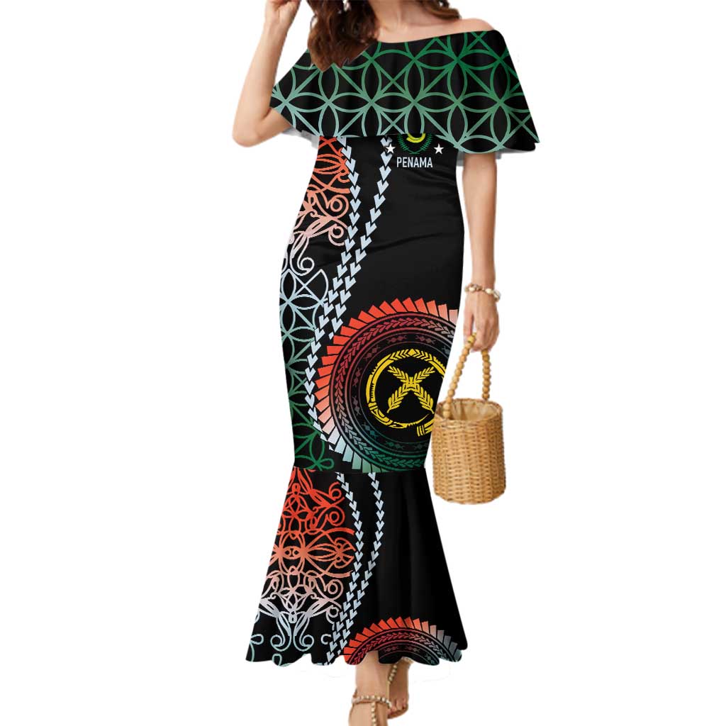 Proudly Ni-Van Sandroing Inspired Family Matching Mermaid Dress and Hawaiian Shirt Penama Classic Style