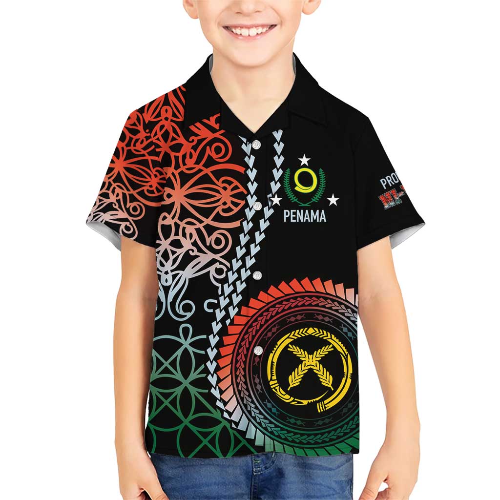 Proudly Ni-Van Sandroing Inspired Family Matching Short Sleeve Bodycon Dress and Hawaiian Shirt Penama Classic Style