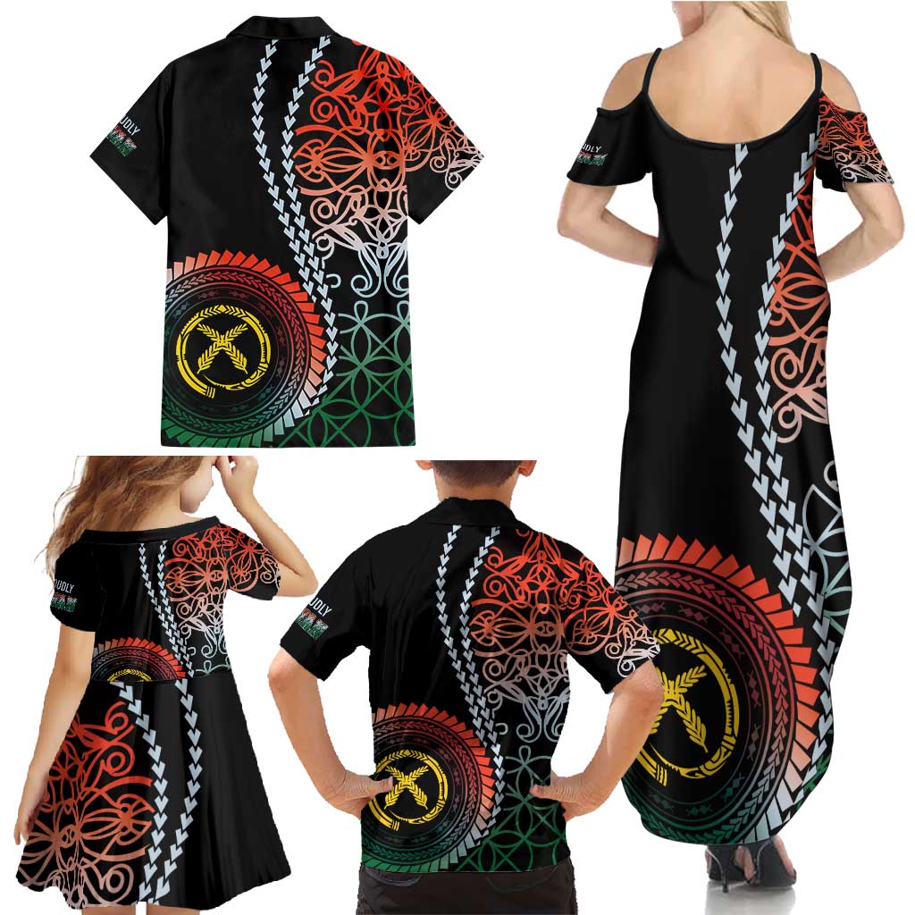 Proudly Ni-Van Sandroing Inspired Family Matching Summer Maxi Dress and Hawaiian Shirt Penama Classic Style