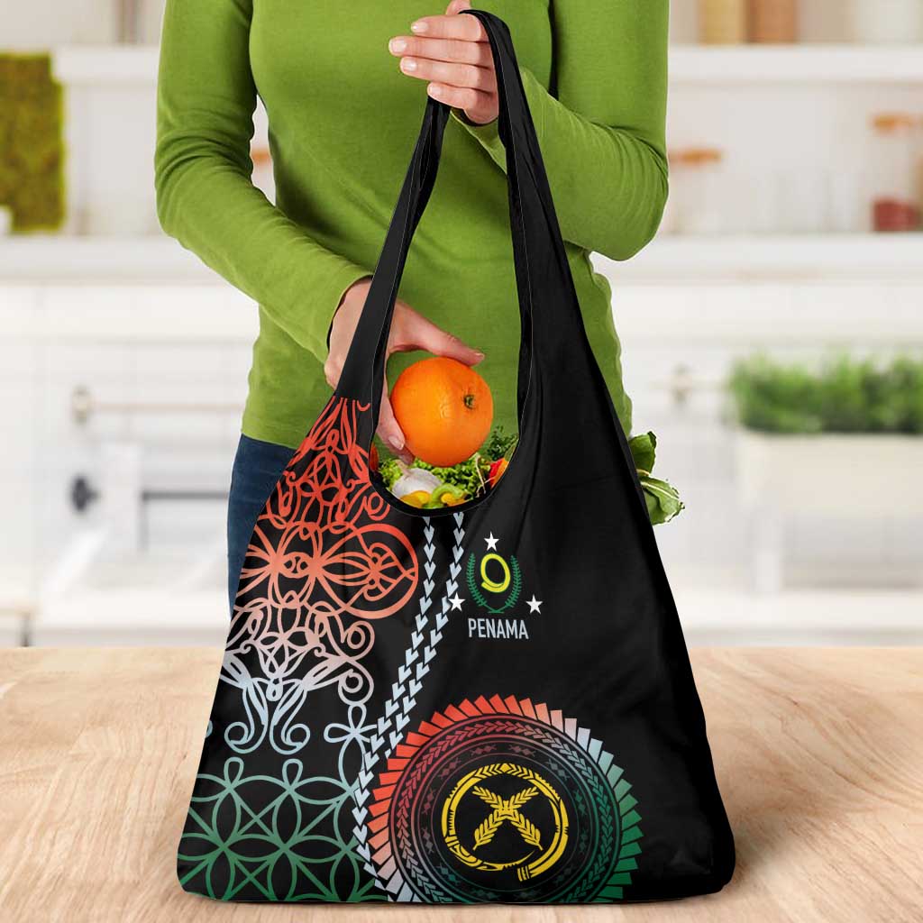 Proudly Ni-Van Sandroing Inspired Grocery Bag Penama Classic Style LT7 - Polynesian Pride