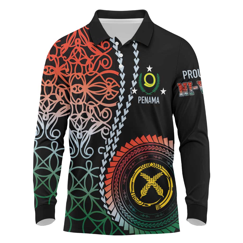Proudly Ni-Van Sandroing Inspired Long Sleeve Polo Shirt Penama Classic Style