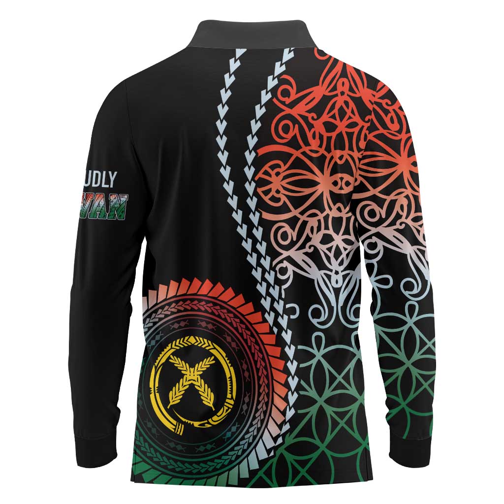 Proudly Ni-Van Sandroing Inspired Long Sleeve Polo Shirt Penama Classic Style