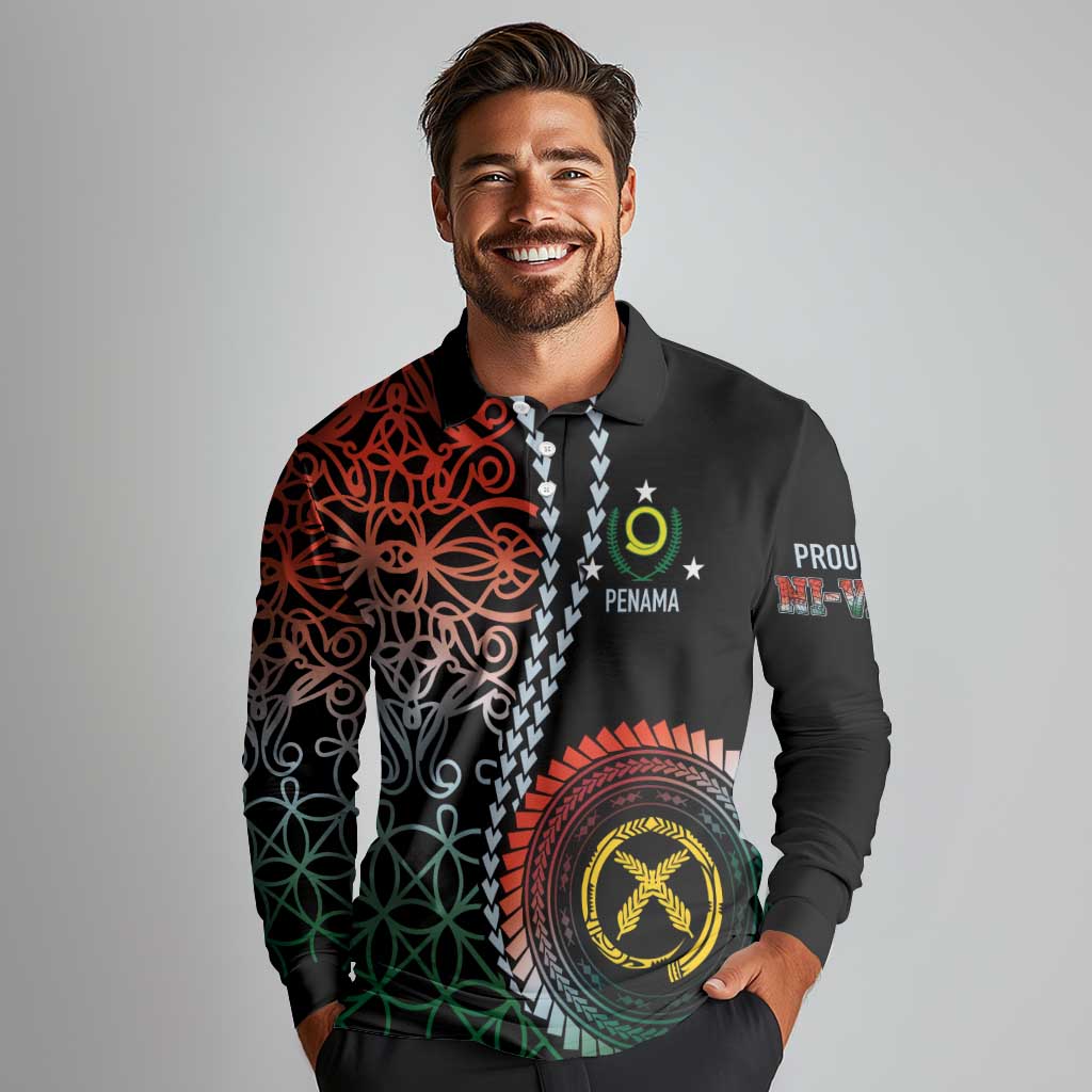 Proudly Ni-Van Sandroing Inspired Long Sleeve Polo Shirt Penama Classic Style