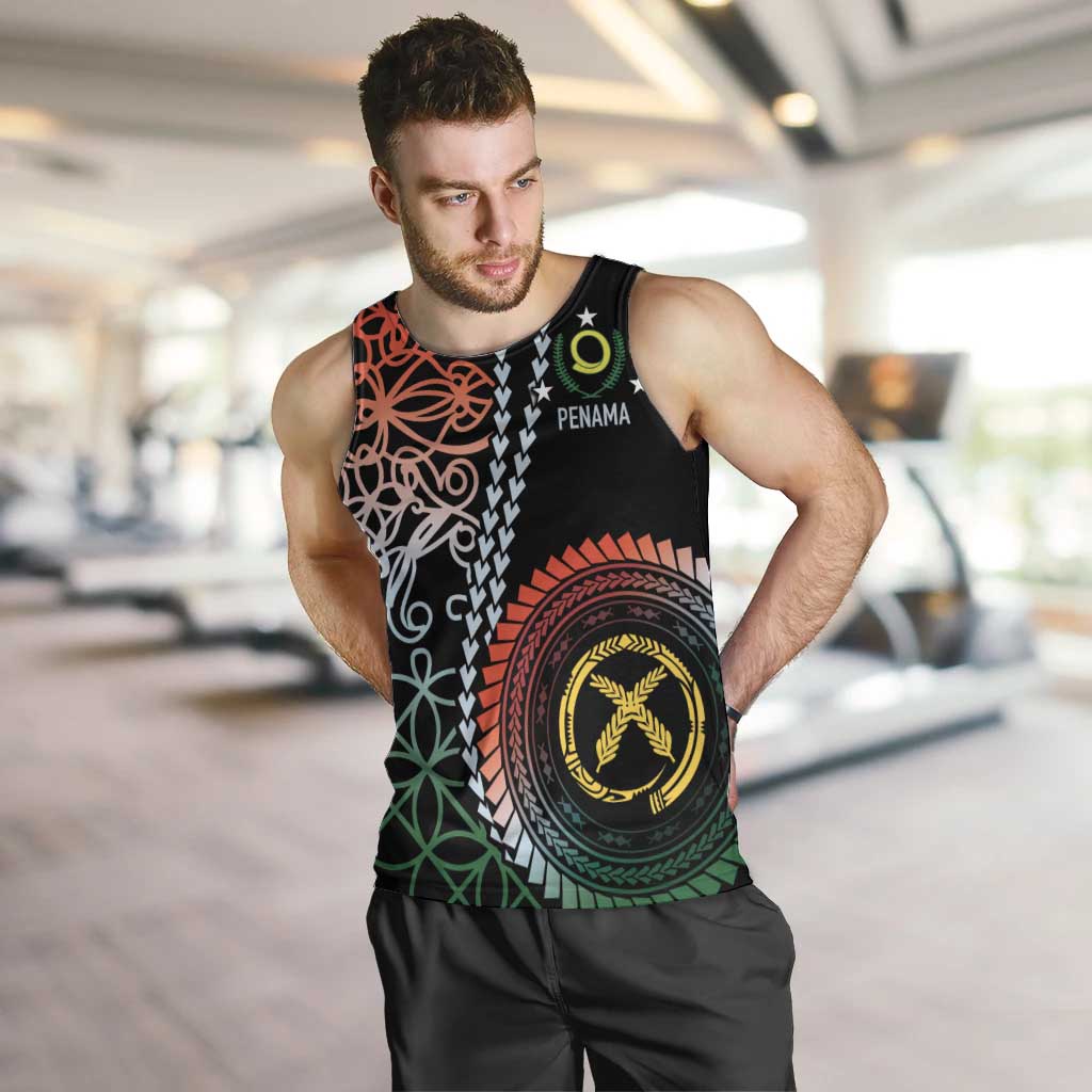 Proudly Ni-Van Sandroing Inspired Men Tank Top Penama Classic Style LT7 Colorful - Polynesian Pride